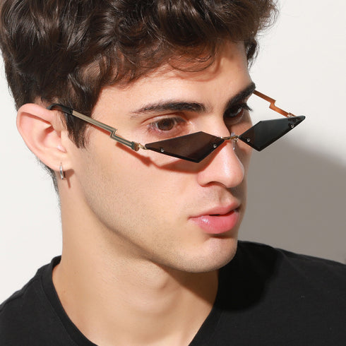 Fashion rimless sunglasses for women - ROUTINE FASHION